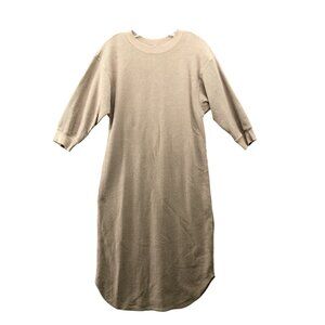 uniqlo beige dress Uniqlo Crinkle Cotton Camisole Dress Beige & Black, Women's Fashion, Dresses & Sets, Dresses on Carousell